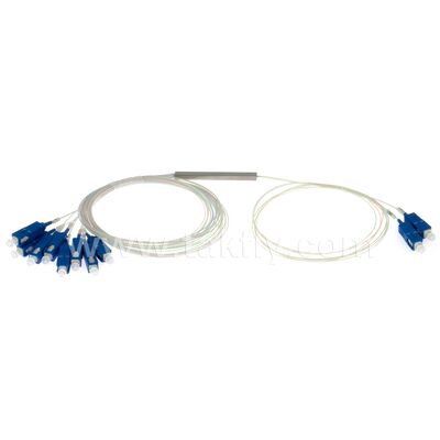 PLC Splitter 2*N Steel Tube SC APC/UPC 0,9 мм волоконно-оптические для центра обработки данных Телеком FTTX