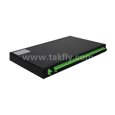 Оптический разветвитель PLC в стойку, одномодовый G657A SC APC/UPC для дата-центров, телекоммуникаций, FTTx
