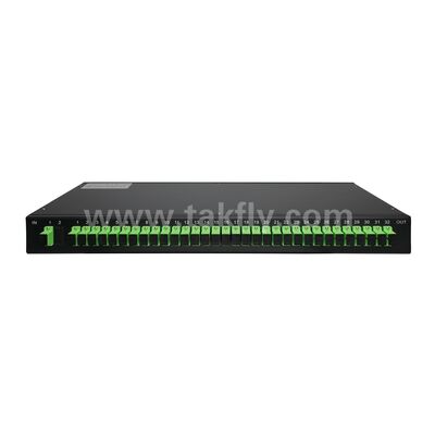 Оптический разветвитель PLC в стойку, одномодовый G657A SC APC/UPC для дата-центров, телекоммуникаций, FTTx