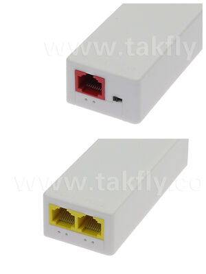 1 до 2 порта Гигабитный водонепроницаемый PoE Extender с расширением 250 м и стандартом IEEE 802.3af/at