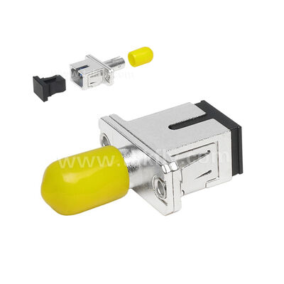 Оптический соединитель ST-SC Simplex Metal Hybrid Adapter Female/Female для дата-центров, телекоммуникаций, FTTX
