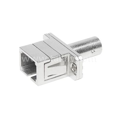 Оптический соединитель ST-SC Simplex Metal Hybrid Adapter Female/Female для дата-центров, телекоммуникаций, FTTX