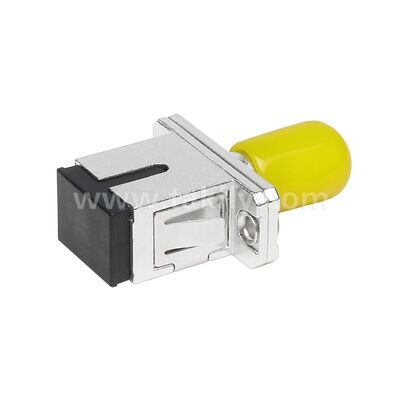 Оптический соединитель ST-SC Simplex Metal Hybrid Adapter Female/Female для дата-центров, телекоммуникаций, FTTX