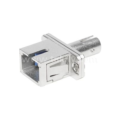 Оптический соединитель ST-SC Simplex Metal Hybrid Adapter Female/Female для дата-центров, телекоммуникаций, FTTX