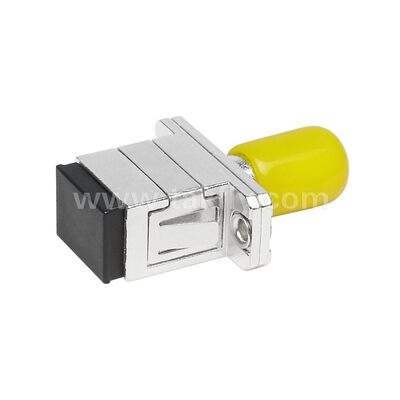 Оптический соединитель ST-SC Simplex Metal Hybrid Adapter Female/Female для дата-центров, телекоммуникаций, FTTX