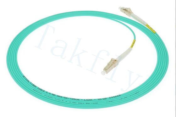LC-LC волоконно-оптический патч кабель с высокой плотностью соединения Plug-and-Play и низкой потерей вставки для надежной сети