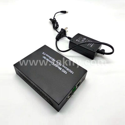 10G Gigabit Unmanaged Fiber Media Converter,Эффективное расширение сети рабочей группы,Изолированная защита и простое обслуживание