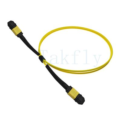 12-ядерный MPO APC Fanout Patch Cord мужчина к женщине, низкая потеря