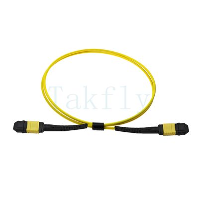 12-ядерный MPO APC Fanout Patch Cord мужчина к женщине, низкая потеря