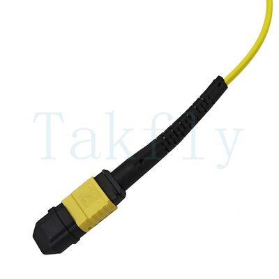 12-ядерный MPO APC Fanout Patch Cord мужчина к женщине, низкая потеря