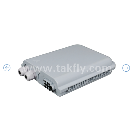 FTKS-1805-8E Соединительная коробка с 8 адаптерами SC/UPC SM SX и полностью установленным пигтейлом