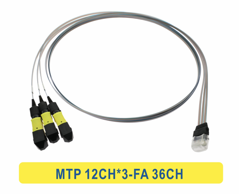 3*12F MTP до 36CH FA Fiber Array Fiber Optic Patchcord кабель