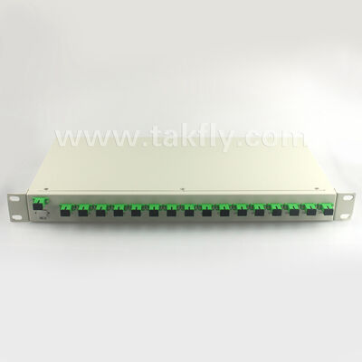 1U Rack Mount PLC Splitter с высокой однородностью, поддержкой полной длины волны и возможностью обратной работы