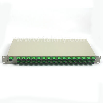 1U Rack Mount PLC Splitter с высокой однородностью, поддержкой полной длины волны и возможностью обратной работы