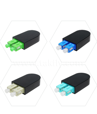SC Fiber Back Loopback – фиксированная сквозная конструкция, оптическая петля от передатчика к приемнику в одном разъеме SC