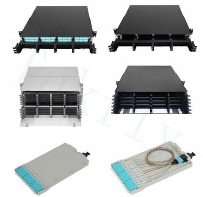 1U / 2U / 4U High Density MPO Cassette Patch Panel