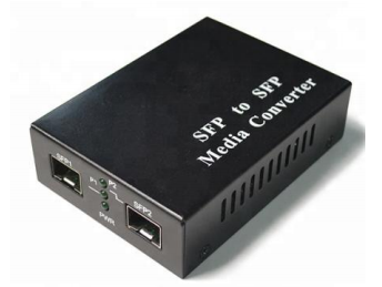 10-100-1000M SFP в SFP преобразователь медиа