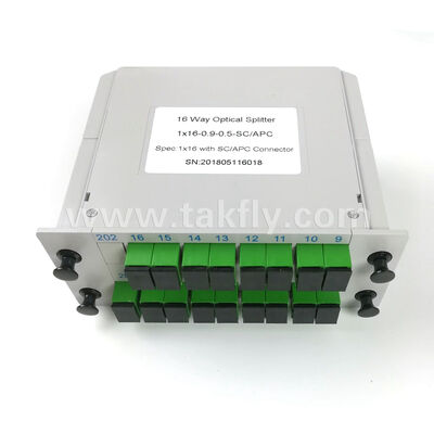 Сплиттер LGX Box PLC – стандартизированная площадь от 1×2 до 2×64, совместимая с разъемами SC/LC