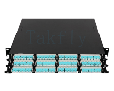 1U 144C Ultra-High Density MPO Patch Panel 12 кассетных слотов, 144 LC ядра, для MDF/IDF позвоночного соединения
