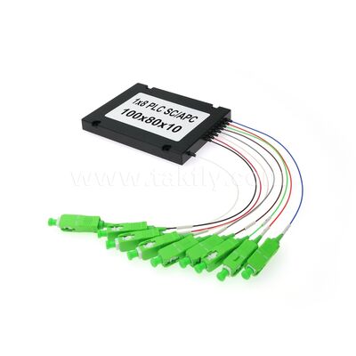 Оптоволоконный разветвитель PLC — корпус ABS 900 мкм, SM G657A1, SC/APC, для оптического соединения и распределения сигналов в сетях PON