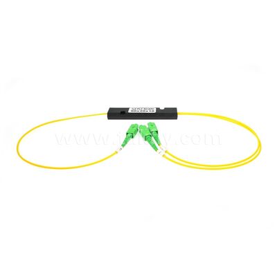PLC Fiber Splitter – 3.0mm Mini ABS Box, SM G657A1, SC/APC, for Optical Signal Coupling & Distribution in PON Systems