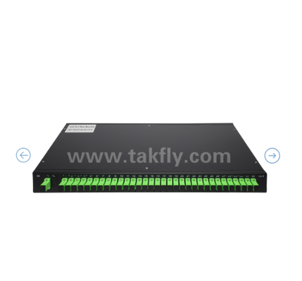 1U Rack Mount PLC Optical Splitter 19" Panel, однорежимный G657A1, SC/APC, для распределения оптического сигнала