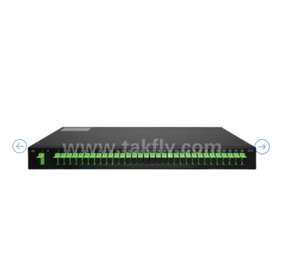 1U Rack Mount PLC Optical Splitter 19" Panel, однорежимный G657A1, SC/APC, для распределения оптического сигнала