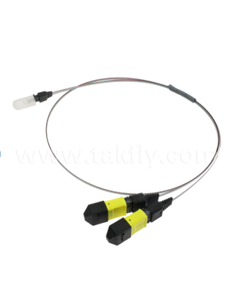 MTP-16CH-FA Fiber Array Assembly MTP Connector to 16-Channel V-Groove Fiber Array, Low Insertion Loss, для высокоскоростных оптических приемопередатчиков и приложений CPO / Data Center