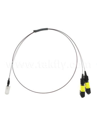 MTP-16CH-FA Fiber Array Assembly MTP Connector to 16-Channel V-Groove Fiber Array, Low Insertion Loss, для высокоскоростных оптических приемопередатчиков и приложений CPO / Data Center