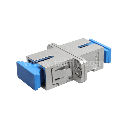 SC Simplex Metal Fiber Adapter   Прочный металлический корпус, низкая потеря вставки, высокая и низкая температура устойчивость, для оптоволоконного кабеля-кабель и кабеля-оборудование соединения