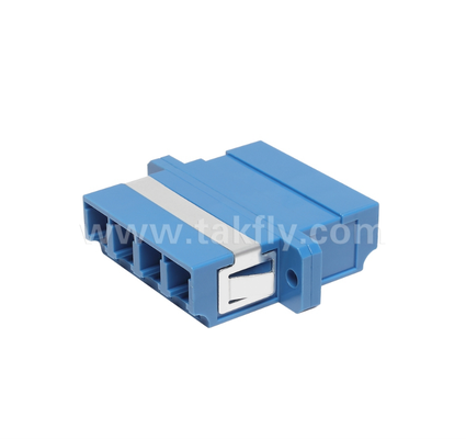 LC Quad Fiber Adapter 4× LC Duplex, с экономией пространства, для соединения кабеля с кабелем и кабеля с оборудованием