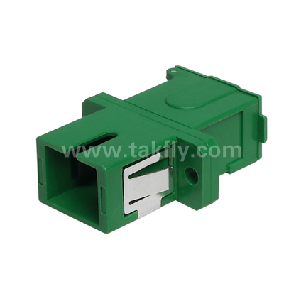 SC Simplex Adapter с внешней крышкой и боковой жалюзи