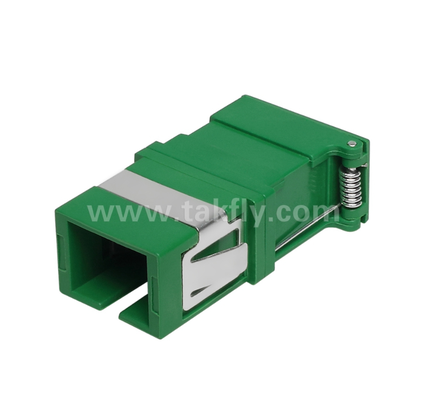 SC Simplex Adapter с внешней крышкой и боковой жалюзи