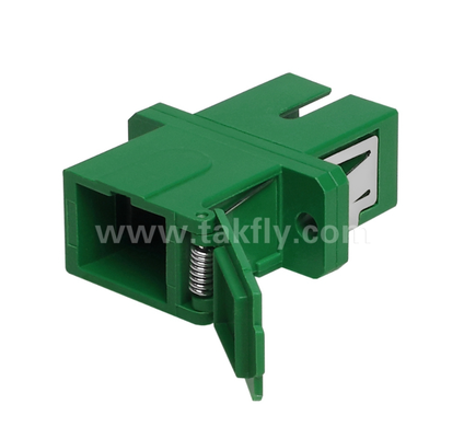 SC Simplex Adapter с внешней крышкой и боковой жалюзи