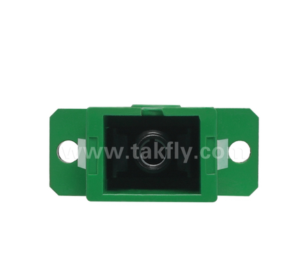 SC Simplex Adapter с внешней крышкой и боковой жалюзи