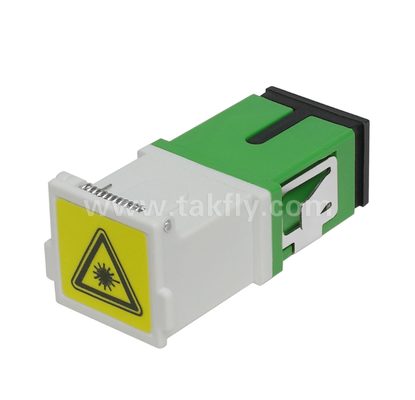 SC Simplex Adapter с внешней крышкой и передней жалюзи