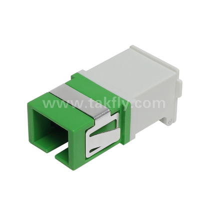 SC Simplex Adapter с внешней крышкой и передней жалюзи