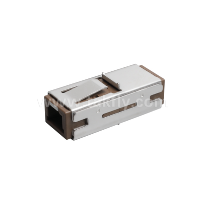 MU Simplex Adapter ️ компактный дизайн, низкая потеря вставки, высокоточный цирконовый рукав для высокоплотных волоконных соединений