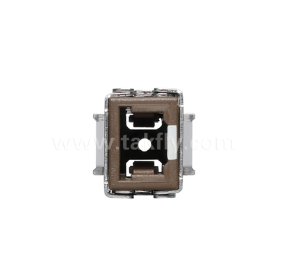 MU Simplex Adapter ️ компактный дизайн, низкая потеря вставки, высокоточный цирконовый рукав для высокоплотных волоконных соединений