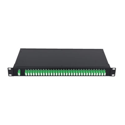OEM 1U 19Inch 2x64 Rack Mount LC Fiber Optic PLC Splitter для центра обработки данных FTTx