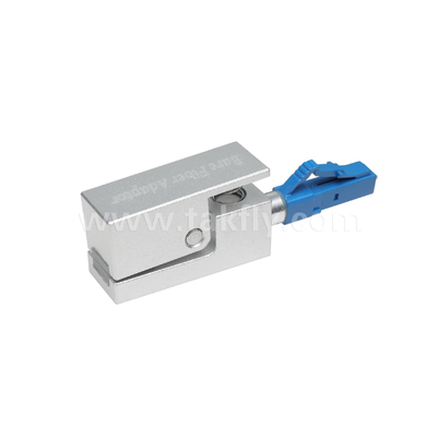 LC Square Type Bare Fiber Adapter – Epoxy‑Free, Reusable, Low Insertion Loss, for Optical Fiber Testing & Measurement Applications