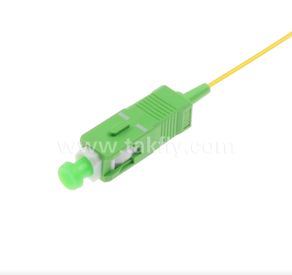 SC Simplex Fiber Optic Pigtail – 0.9/2.0/3.0mm Cable Diameters, Connectorized One End, Bare Fiber on the Other, for Optical Termination, Splicing & Equipment Connection