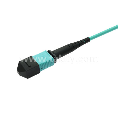 MPO MTP Patchcord Multimode OM3 Trunk Cable 12F Волоконно-оптический кабель для центра обработки данных