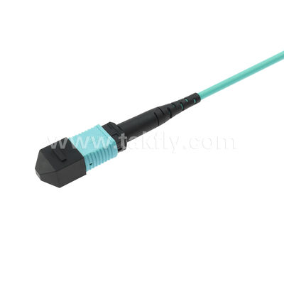 MPO MTP Patchcord Multimode OM3 Trunk Cable 12F Волоконно-оптический кабель для центра обработки данных