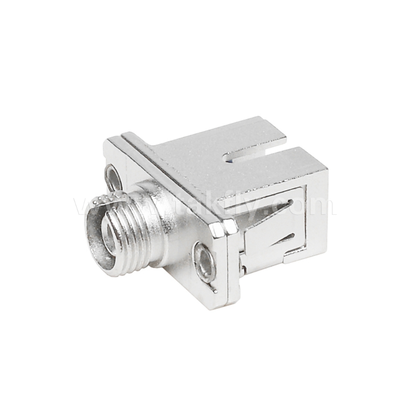 FC-SC Hybrid Adapter – Simplex, Metal Housing, Female-Female, for Different Connector Interconnection