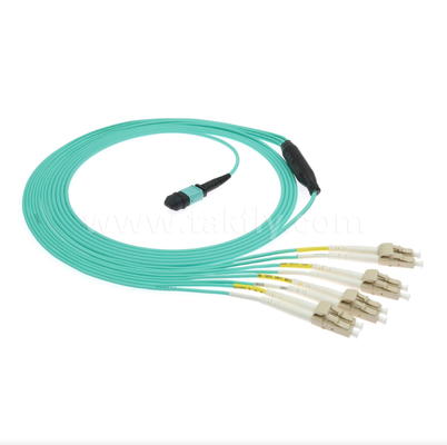 MPO/MTP-LC Breakout Patch Cord. Высокая плотность многоядерного оптоволоконного кабеля