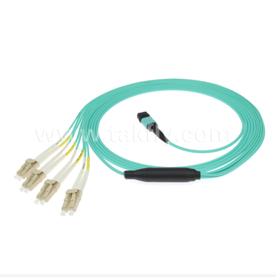 MPO/MTP-LC Breakout Patch Cord. Высокая плотность многоядерного оптоволоконного кабеля