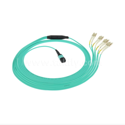 MPO/MTP-LC Breakout Patch Cord. Высокая плотность многоядерного оптоволоконного кабеля
