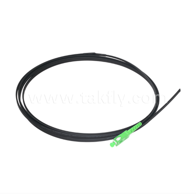 FTTH наружный плоский пигтейл SC/APC – симплексный, предварительно оконцованный, антивибрационная конструкция для быстрой установки в полевых условиях