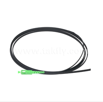FTTH наружный плоский пигтейл SC/APC – симплексный, предварительно оконцованный, антивибрационная конструкция для быстрой установки в полевых условиях